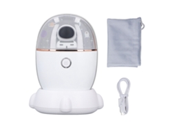 Calentador De Manos Portátil Recargable Por Usb Con 2 Niveles De Temperatura Y Luz Nocturna - Blanco