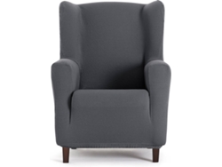 Funda de Sillón EYSA Premium Bronx Tejido Multielástico (90 x 80 x 100 cm - Poliéster - Gris Oscuro)