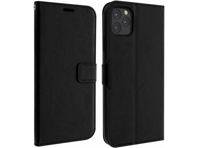 Funda iPhone 11 Pro AVIZAR Wallet Negro