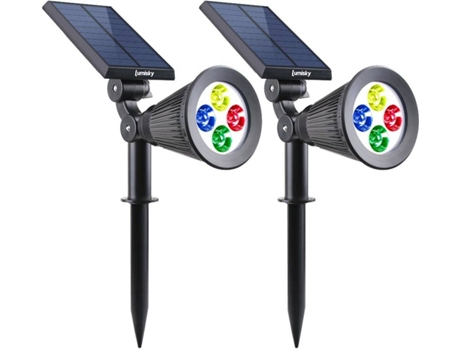 Foco solar LUMI JARDIN Spiky C34 (2W - PVC)