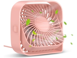 Ventilador De Escritorio Usb Potente Flujo Aire Y Funcionamiento Silencioso Mini Ventilador Mesa Tres