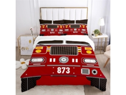Juego Ropa Cama Estampado Niños Niñas Adolescentes Material Microfibra Juego Funda Nórdica Almohada 140x200 Cm