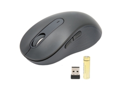 Rato Sem Fio Preto Bt Ou Receptor Usb Clique Silencioso Dpi Ajustável Para Escritório Casa Escola