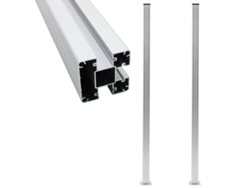 Postes de cerca de aluminio de 185 cm (2 unidades) Lovely Home