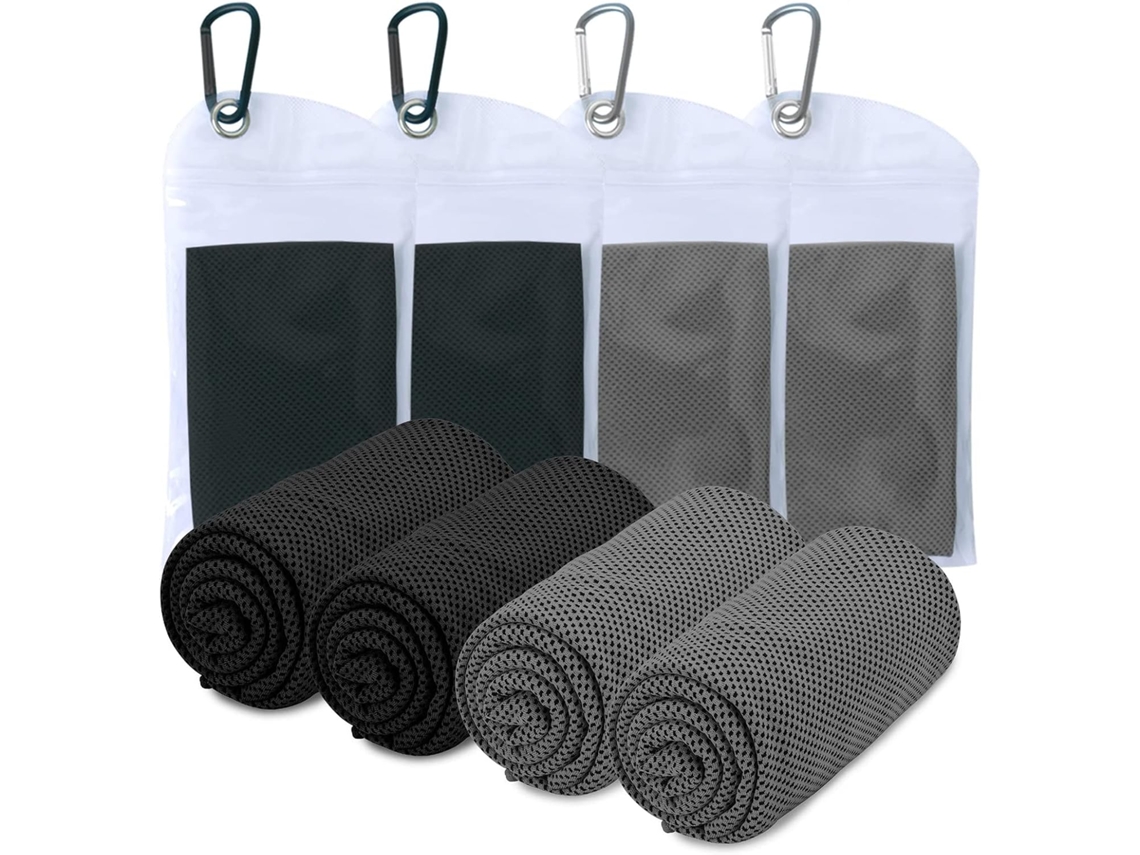 Lote De 4 Servilletas Rafraîchissantes Pour Sport, Soulager La Glace, Froid, Refroidissement, Tissu