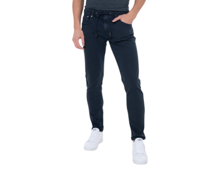 Pantalones de Hombre PEPE JEANS Stanley Jog Mezclilla Azul (33x34)