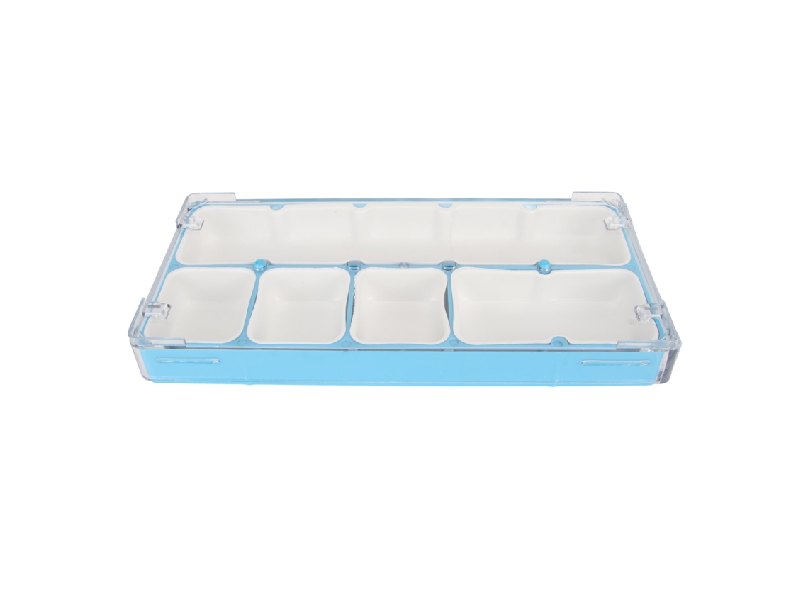 Caja De Almacenamiento Para Piezas De Reloj Con 5 Compartimentos Y Forro De Goma