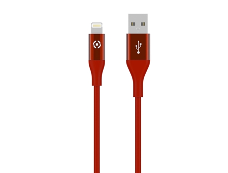 Adaptador Lightning CELLY Rojo