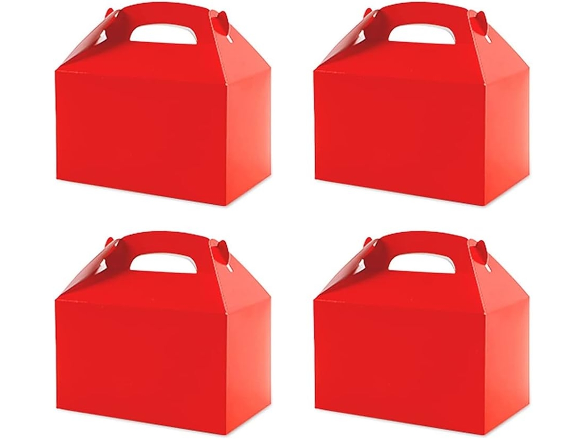 Juego de 50 cajas de regalo blancas para fiestas, ideales para dulces, aperitivos y regalos, de Gokoco