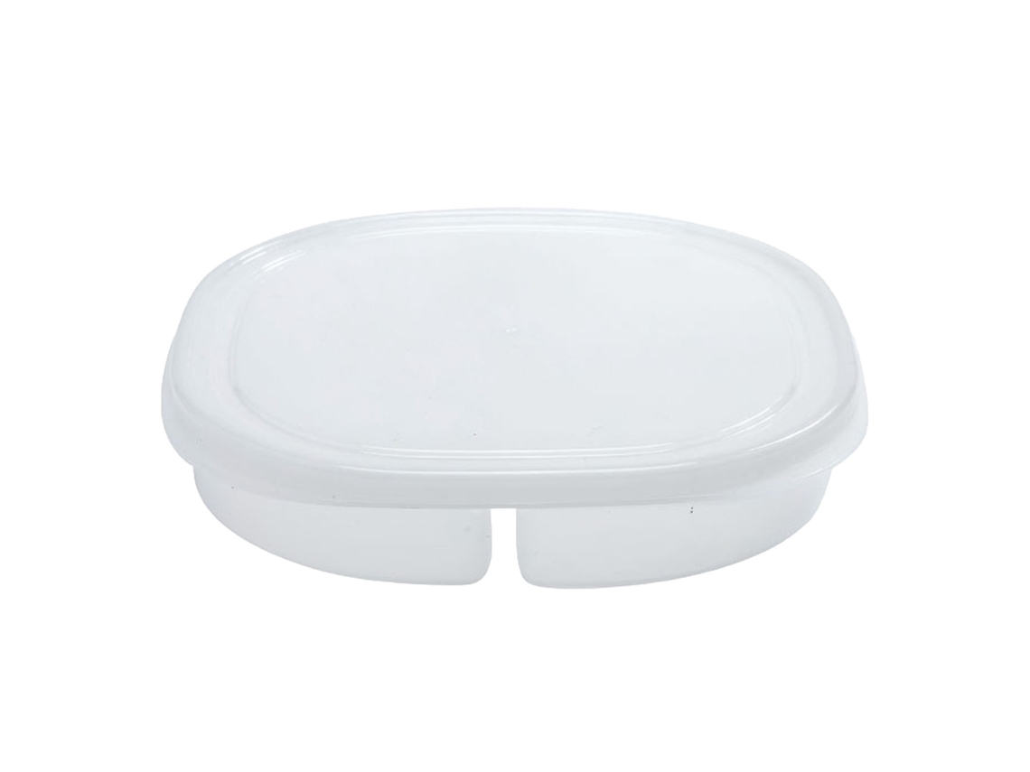 Contenedor Transparente De 4 Compartimentos Para Almacenar Alimentos En El Refrigerador, Con Tapa.