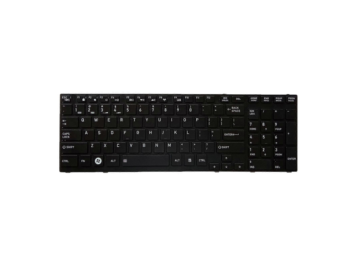 Teclado para portátil A660, reemplazo de teclado negro. Everley891