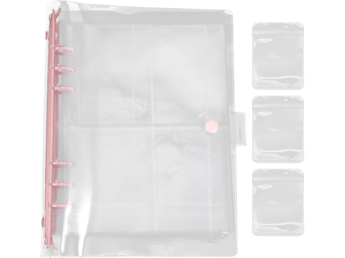 Organizador Joyas Portátil Pvc Paquete Autoadhesivo Viaje Transparente Expositor Anillos