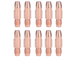 10 Piezas De Puntas De Contacto De Cobre De Repuesto Para Soplete De Soldadura 36kd1.0
