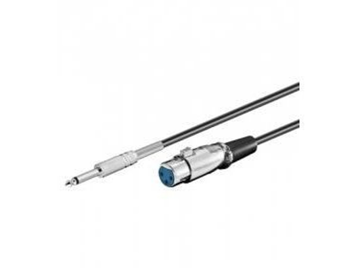 Adaptador de audio macho XLR de 3 pines