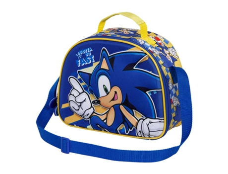 Portamerienda KARACTERMANIA Sega-Sonic Step Bolsa 3D Azul