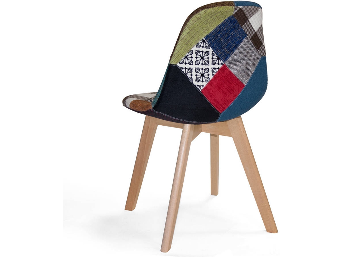 Silla VMO HOME Tower Wood Combi Patchwork (Polipropileno)