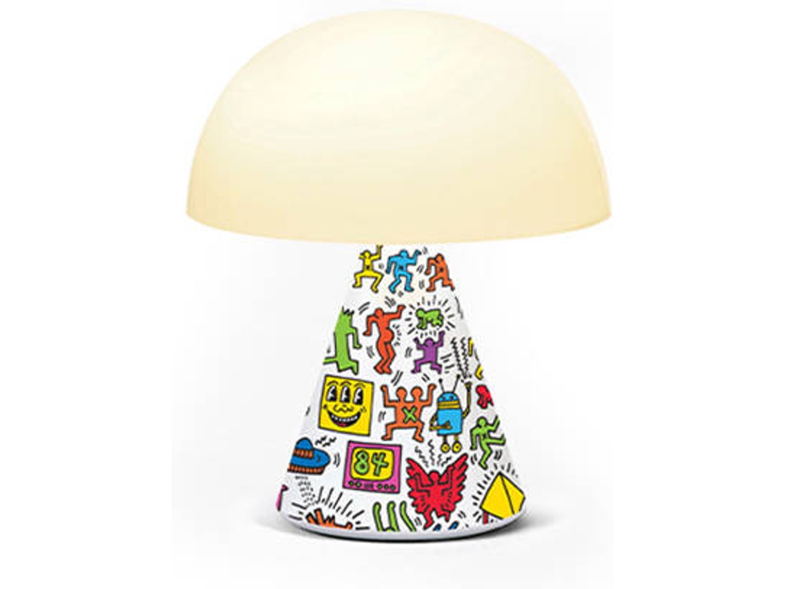 Lámpara de Mesa LEXON Mina M Keithharing Happy White