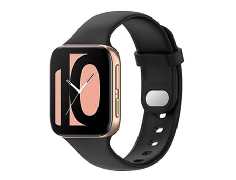 Correa Smartwatch Para Oppo Watch 46Mm Correa De Silicona Negra VENISYMLIS