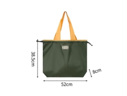 Bolsa de la compra plegable e impermeable, de gran capacidad y resistente al desgaste, apta para llevar al hombro o en la mano. GOKOCO
