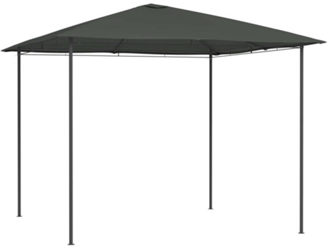 vidaXL Cenador gris antracita 3x3x2,6 m 160 g/m²