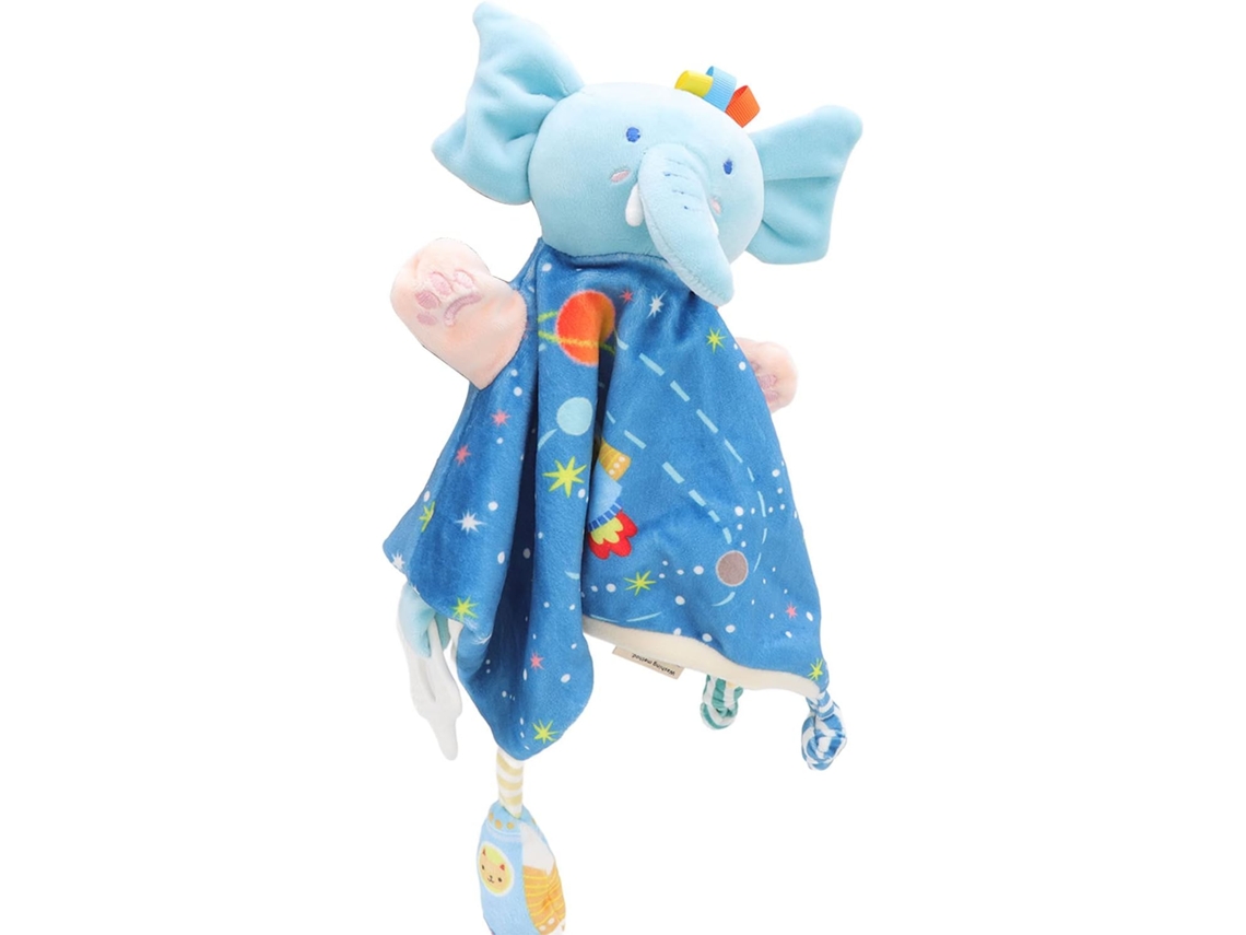 Adorable Manta De Seguridad Con Forma De Elefante, Suave Juguete De Peluche Para Bebés, Mejora