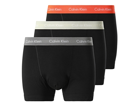 Bóxer de Hombre CALVIN KLEIN Katoenelastaan Negro (M)