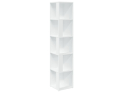 Mueble de esquina de madera blanca de MAISON EXCLUSIVE