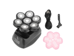 Cortador De Cabeza Calva Eléctrico Multifuncional Con 7 Cabezas Flotantes Kit De Grooming Para Cabeza Calva