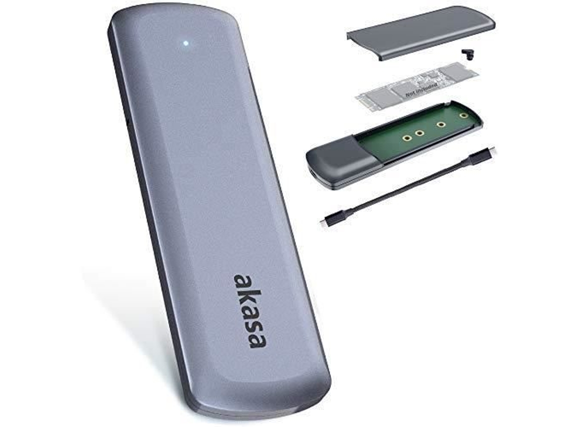 Ssd M.2 Sata Nvme Portátil Para Usb C 3.2 Gen 2 Ak Enu3m2 05 Akasa