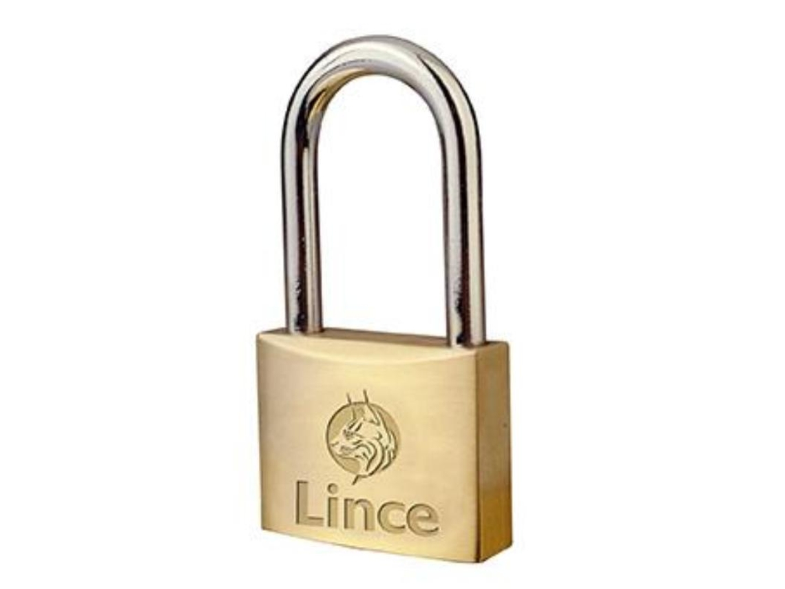 Candado laton 301-30 arco largo llave igual