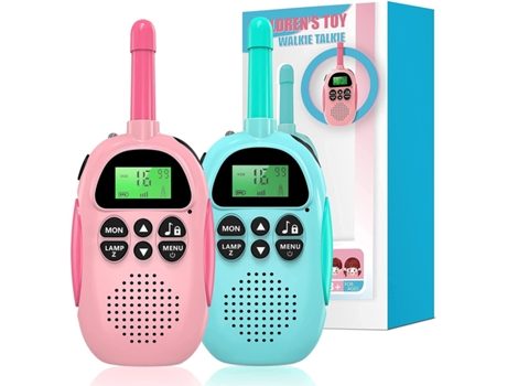 Walkie Talkies Para Niños, Paquete De 2 Con Radios De 2 Vías, Juguetes Al Aire Libre Para Niños Y Niñas VENISYMLIS