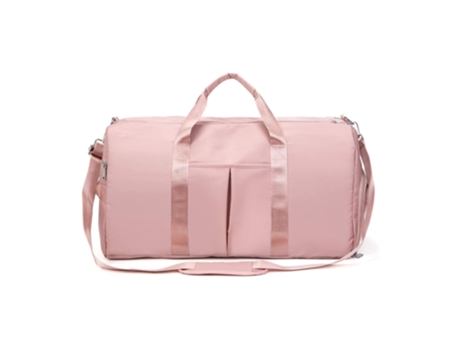 Bolsa Deportiva para Gimnasio para Mujer ZMDECQNA Con Bolsillo Húmedo y Compartimento para Zapatos Rosa