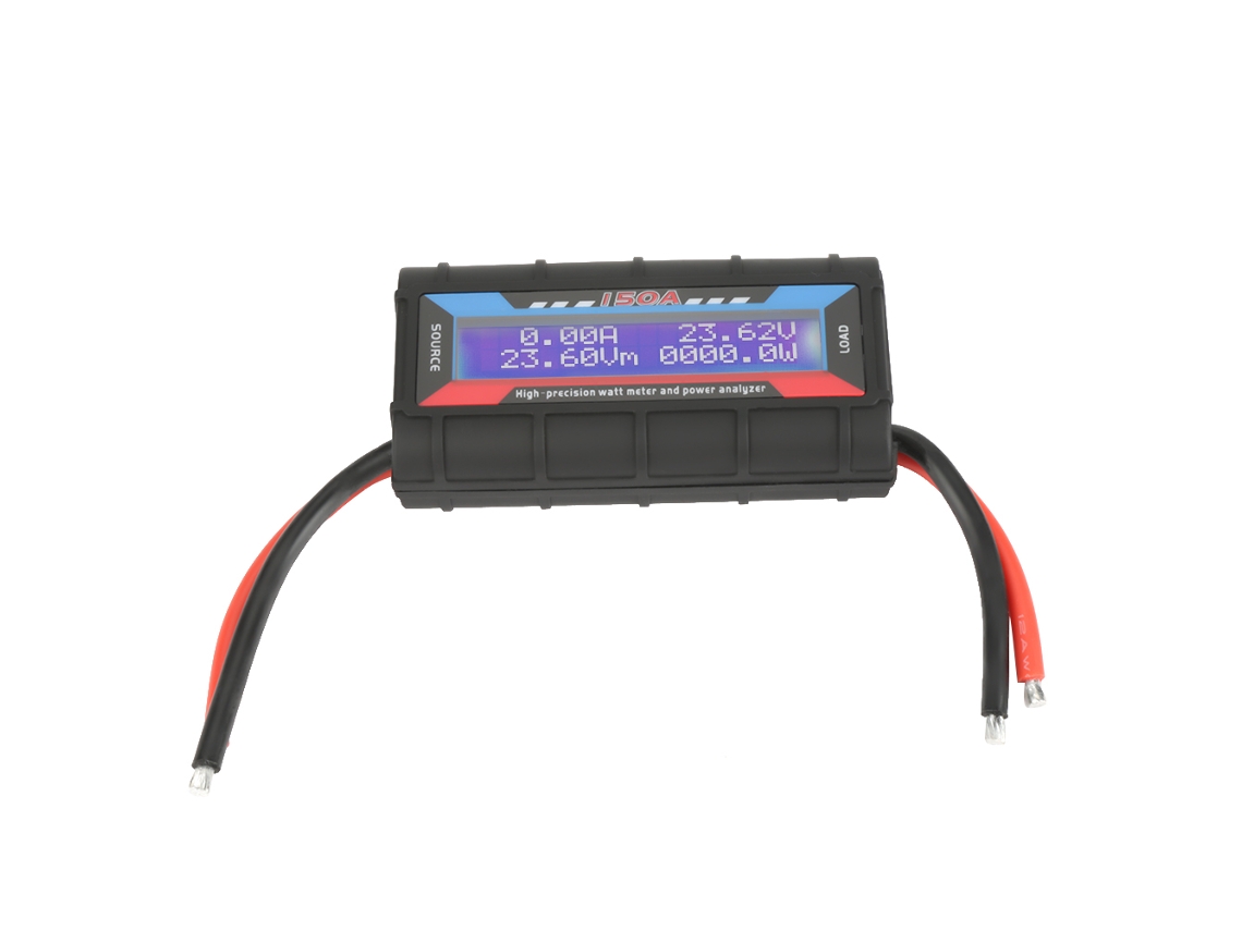 Medidor De Potencia De Alta Precisión De 4,8 V A 60 V Y Analizador De Potencia De 150 A Para Aviones Rc.