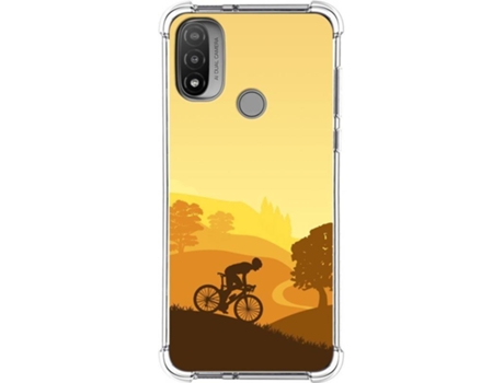 Carcasa Motorola Moto E20 TUMUNDOSMARTPHONE Ciclista Multicolor