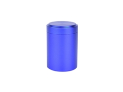 Mini Caja De Té De Metal (azul), Contenedor Portátil Pequeño