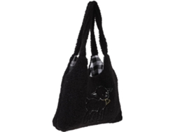 Bolso De Hombro Sencillo Y Portátil Con Asa De Felpa Para Mujer, Ideal Para Guardar Objetos Al Aire Libre.