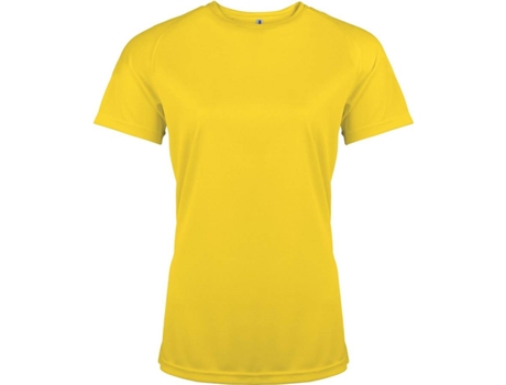 Camiseta de Mujer para Deporte PROACT Multideportes Poliéster Amarillo (S)