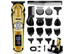 (dourado, Recarregável Via Usb) Máquina De Cortar Cabelo Multifuncional 8 Em 1 Com Carregamento Usb
