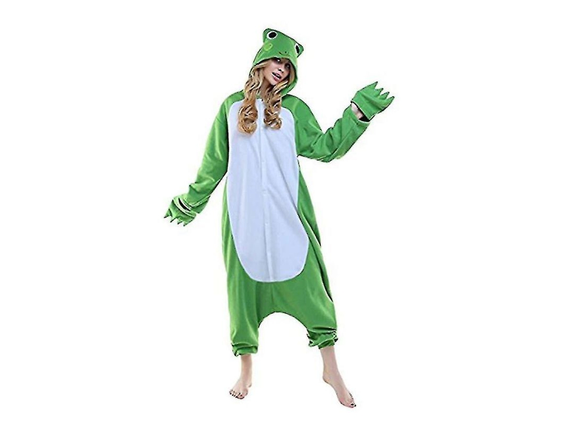 2026-pijama Traje De Rana Navideño De Talla Adulto Y Niño Con Detalles Fantásticos Hecho De Felpa Suave Y Abrillantador