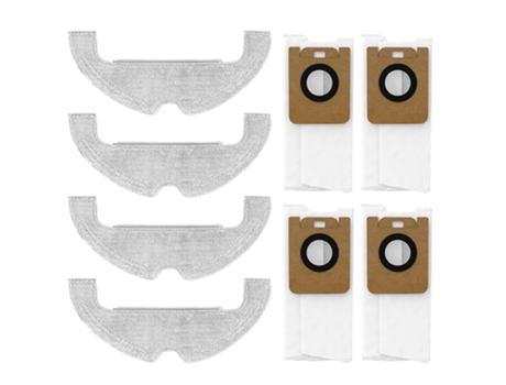 Saco de pó pano de limpeza para dreame bot z10 pro l10 plus pano de limpeza