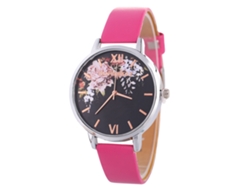 Reloj De Pulsera De Cuarzo Para Mujer Con Correa De Malla Y Botón Magnético (oro Rosa)