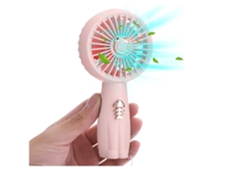 Ventilador Portátil ENZON 3 Velocidades Rosa