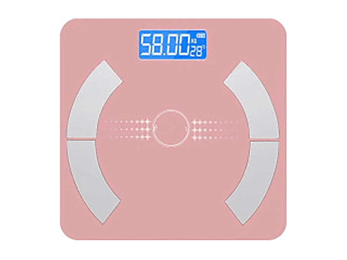 Balanza Digital Para Baño Con Pantalla Lcd Retroiluminada, Alta Precisión Y Medición De Grasa Corporal.