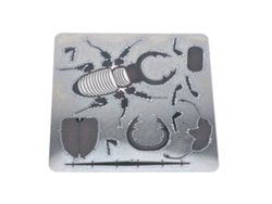 Rompecabezas metálico 3D para adultos, escarabajo de ciervo de acero inoxidable, 7,3 x 5,8 x 1,7 cm