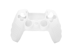 Capa De Proteção Anti-deslizante De Silicone Para Controle Ps5 Gamepad Com Grip Branco