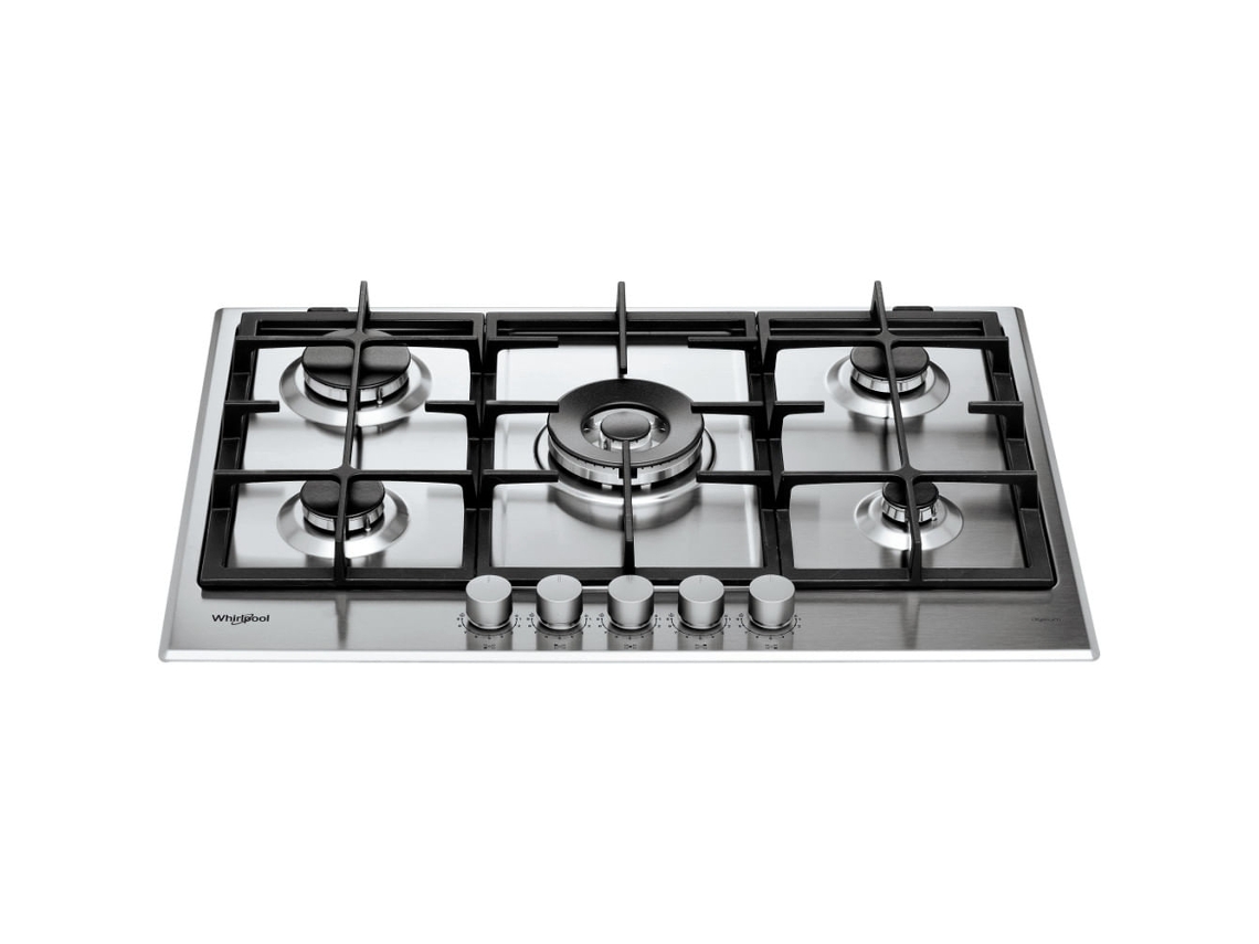 GMAL 7522/IXL Acero inoxidable Integrado 73 cm Encimera de gas 5 zona(s) WHIRLPOOL