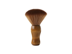 Brocha de afeitar de madera para limpiar el cuello y la cara