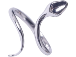 Anillo Ajustable De Plata De Ley 925 Con Forma De Serpiente, Anillo Decorativo Unisex, Anillo Creativo Para Mujer.