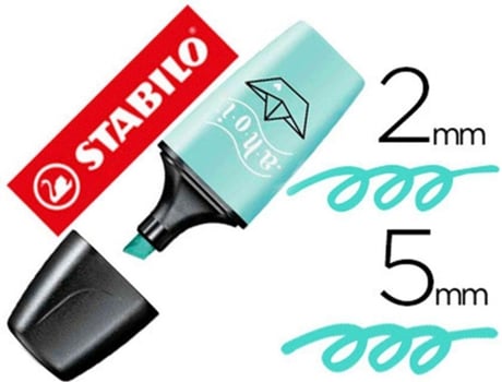 Marcador Stabilo Boss Mini Pastellove Toque de Turquesa Venda Múltiplos 10