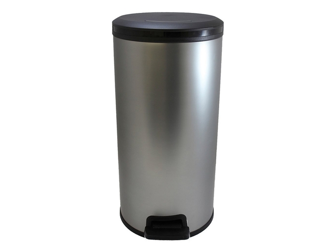 Cubo de Basura CURVER 3253920761019 (30 l - Plateado)